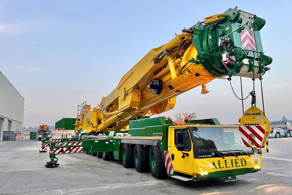 Allied Crane Hire takes delivery of first Liebherr LTM 1650 8.1 crane in Africa