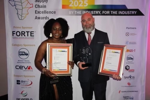 Award winners Angelina Cumba Village Reach Ozzy Nel SA Harvest