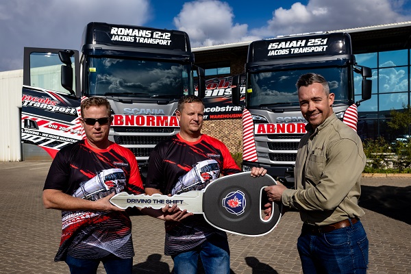 Jacobs Transport takes delivery of SAs first Scania 8x8 Heavy Haulers