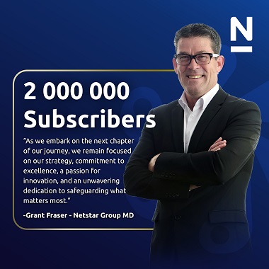 Netstar Reaches Remarkable Milestone 2 Million Subscribers