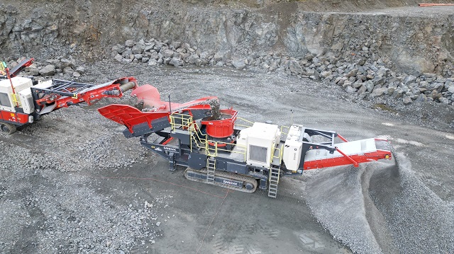 Sandvik Mobile Crushing and Screening launches the electrifying QH443E tracked cone crusher