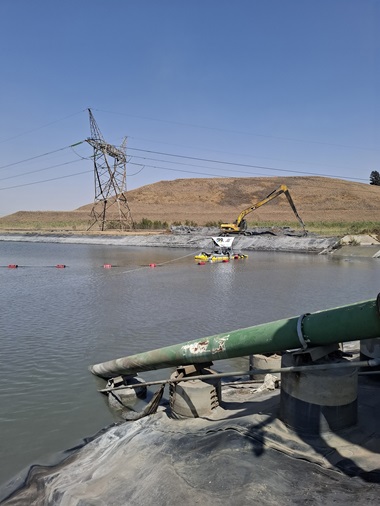IPRs SlurrySucker ensures long term water storage by safely desilting dams