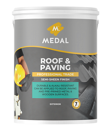 Medal Paints launches revolutionary dual purpose roof paving paint
