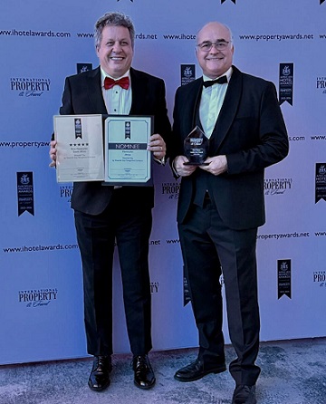Werner van Rhyn Co founder and Director of Waterfall City left and Willie Vos CEO of Waterfall City Management Company