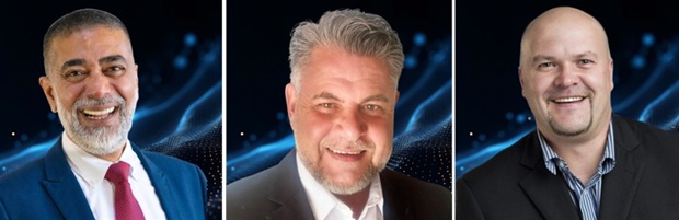 Sunil Singh Ben de Klerk and Andre Froneman all of Datacentrix