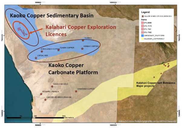 Kalahari Copper acquisition expanded to include prospective copper portfolio in Namibia Updated Heads of Terms fig 1