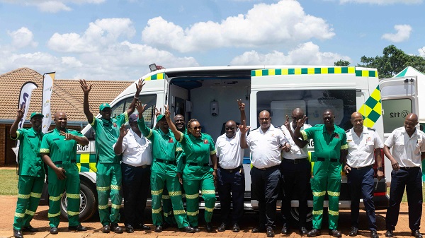 Kangra delivers ambulance to Mpumalanga government