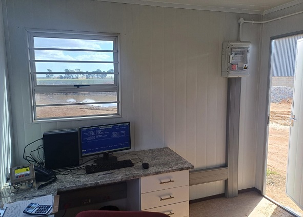 New weighbridge control room delivered in four weeks