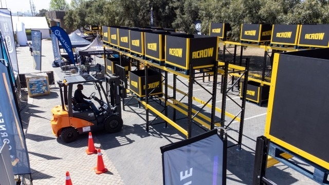 Promoting safety and efficiency between forklift drivers