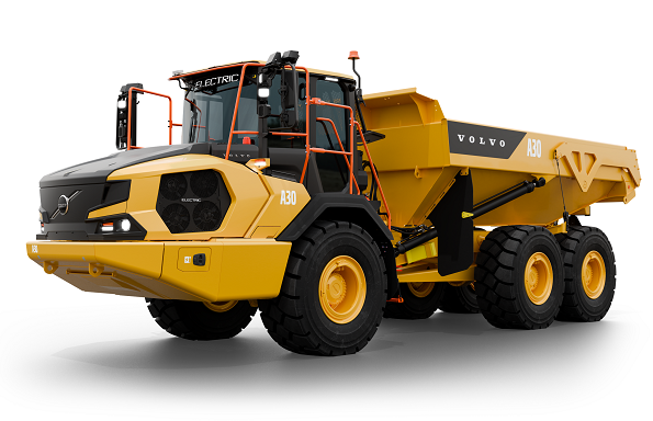 Volvo Construction Equipment unveils world first electric articulated haulers