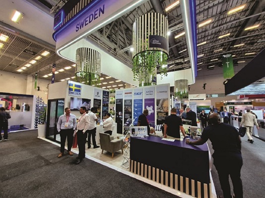 SKF demonstrated its strong Swedish roots spotlighting its mining solutions on the EU Swedish Business Pavilion at Mining Indaba 2025