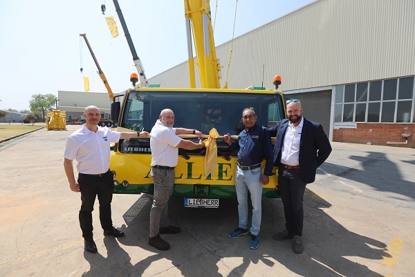 Allied Crane Hire takes delivery of first Liebherr LTM 1650 8.1 crane in Africa