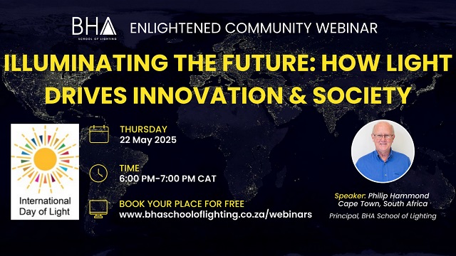 Upcoming free webinar on light innovation