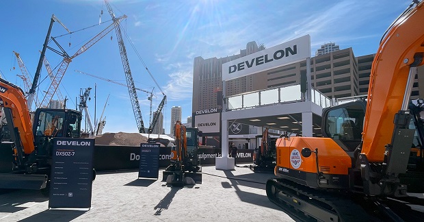 Develon stand at Conexpo 2023