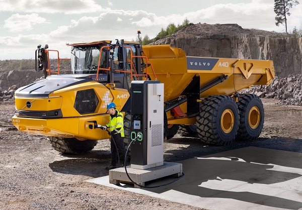 Volvo CE starts worlds first serial production of electric articulated haulers