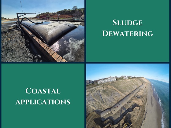 Terravua engineered Geotextile Solutions for dewatering containment and coastal protection