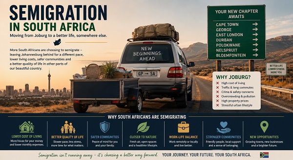 Where South African semigration is heading next