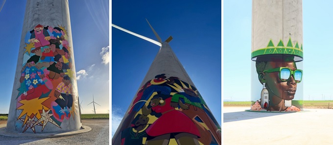 Impofu wind farm becomes a canvas for community connection