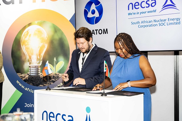 Necsa and Rosatom sign Memorandum of Understanding