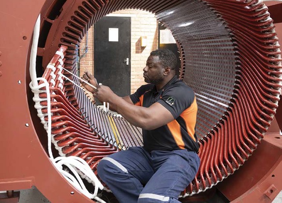 MandC revitalises 15 kV natural gas power alternators