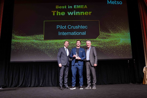 Pilot Crushtec named Metsos best dealer in EMEA region