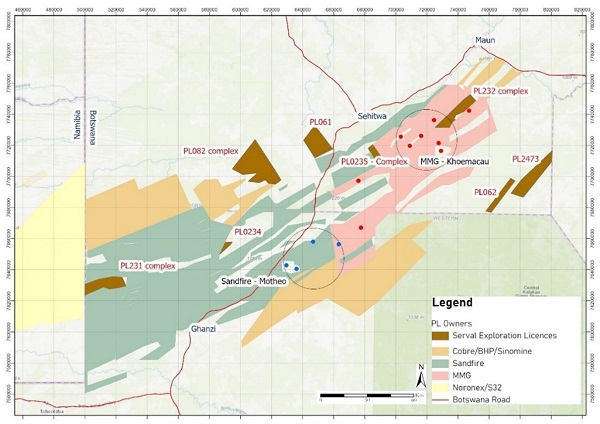 Serval Resources commences Exploration Programme in the Kalahari Copper Belt