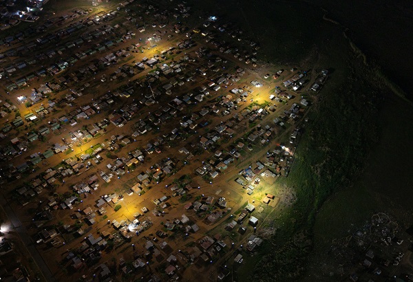 Solar highmast lighting for Tshepiso residents