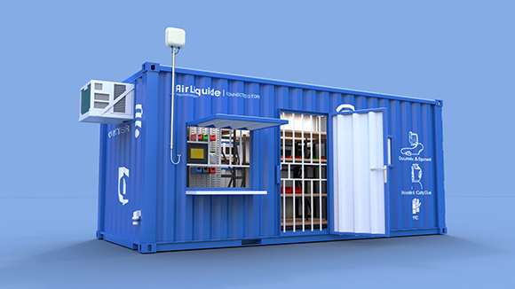 Air Liquide Connected Store 3 metre radius