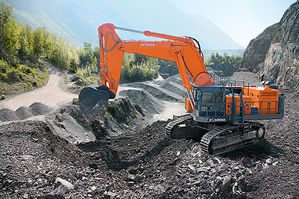 Reduced fuel consumption with Hitachis latest excavators