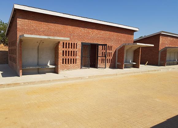 Pre cast concrete bus shelters for taxi rank 