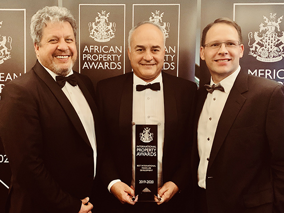 Waterfall at International Property Awards