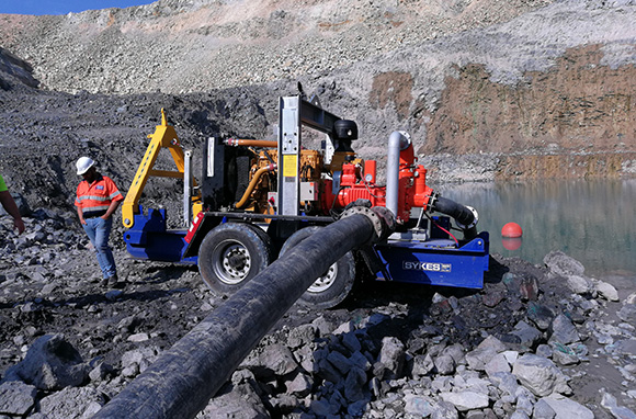 Intergrated Pump Rental Sykes pump Andre Strydom dewatering