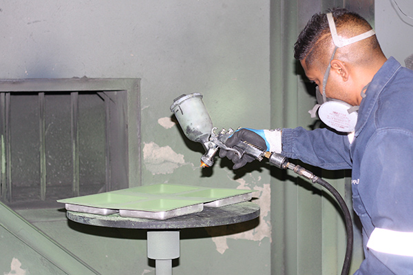 On the cover Thermaspray Teflon coatings Phillip van Wyk