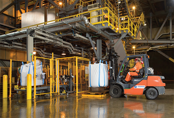 Automated Flexicon system packages copper concentrate