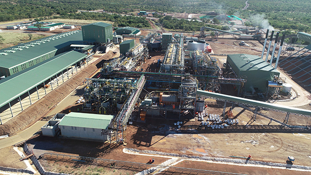 View of the Nokeng plant