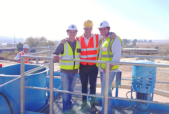 Pictured from left to right are Johan Meintjes