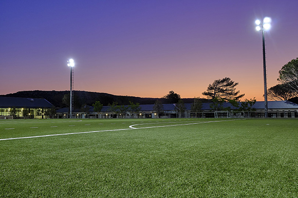 LED lighting for Western Cape school sport field