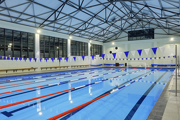 LED lighting for Western Cape school swimming pool