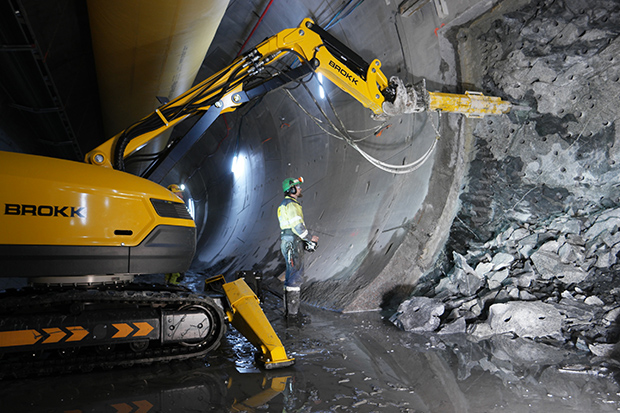 Brokk increases safety and productivity in confined spaces