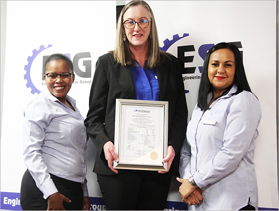 Engineering Solutions Group certified as Level 2 B BBEE contributor