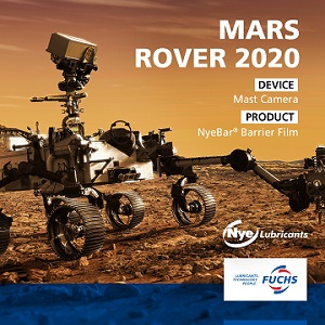 FUCHS makes special application lubricant for Mars expedition robot