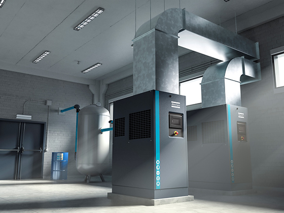 Atlas Copcos advanced GA55VSD FF compressor significantly improves efficiencies