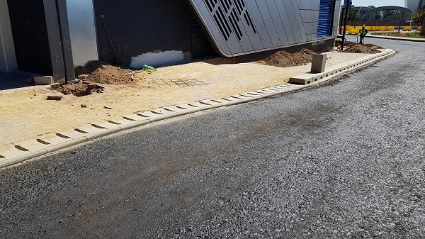Beany Block and Max Tech a versatile combined kerb and drainage system