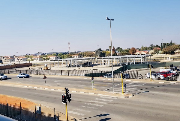 East Rand Mall currently upgrading the taxi rank