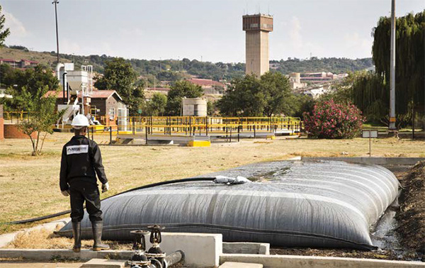 Geotextile dewatering bags the simple alternative