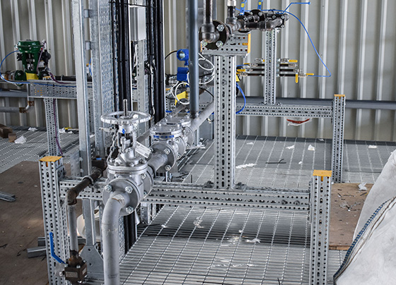 siFrame a modular non welded steel support system