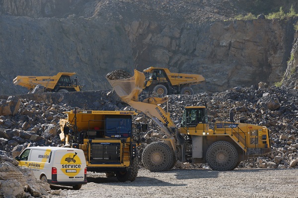 Digital mobility in mining secures todays lime extraction