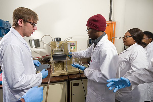 Students from the Department of Materials Science and Metallurgical Engineering