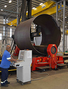 DCD Wind Towers CNC Plate rolling growing lines