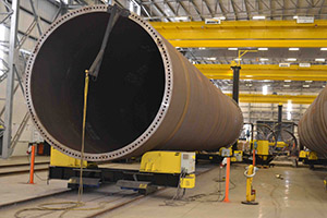 DCD Wind Towers growing lines ESAB Coega PE